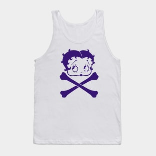 Betty Boop - Jolly Roger tie dye Tank Top